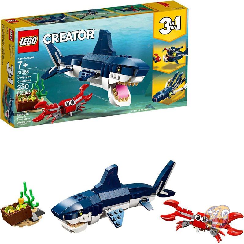 レゴクリエーターLEGO Creator 3in1 深海の生き物 6250778 ブロック玩具 (31088) 送料無料