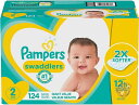 パンパース ベビーおむつ Pampers テープタイプ サイズ2 124枚入りジャイアントパック 送料無料