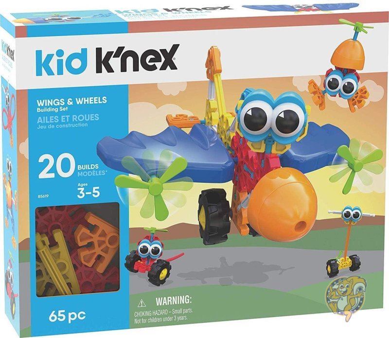 PlbNXLbY K'NEX Kid ƎԗւgđgݗĂ悤Zbg (65s[X) 85619 cߋ 