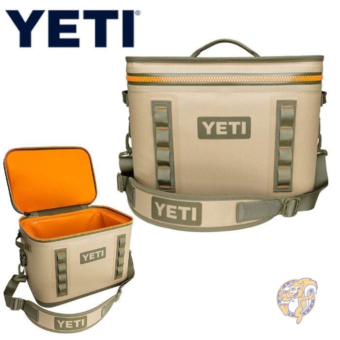 YETI Hopper Flip18 クーラーボックスField Tan/Blaze Orange　YETI保冷バック　ソフトクーラーバック　イエティクーラーボックス　ランチバッグ　エコバック　キャンプ　アウトドア