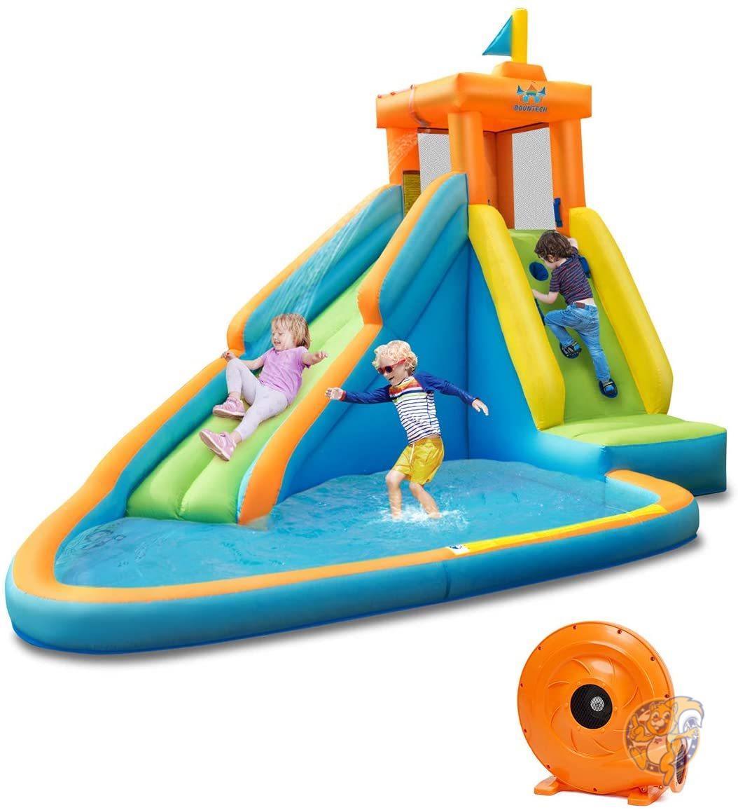 滑り台付き 大型プール バウンテック 水遊び インフレータブル ウォータースライド 大型プール BOUNTECH 家庭用プール ウォーターパーク アメリカおもちゃ 海外玩具