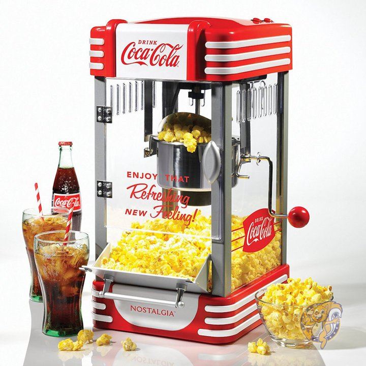 コカ・コーラ　ポップコーンメーカー　Coca Cola　コカコーラシリーズ　 RKP630COKE ケトルコーンメーカー　並行輸入　アメリカンデザイン　アメリカン風　レトロ調　クラシック　業務用　自宅用　家庭用　お洒落デザイン　ポップコーンマシーン 送料無料