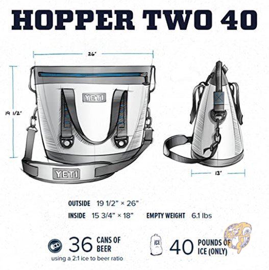 YETI Hopper TWO 40 クーラーバッグ Field Tan/Blaze Orange　YETI保冷バック　クーラーボックス　イエティ　エコバック　キャンプ　アウトドア