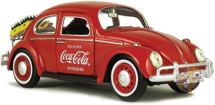 コカ・コーラ フォルクスワーゲンビートル Coca-Cola ラック＆2ボトルケース付き 送料無料