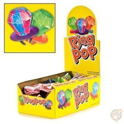 リングポップ Ring Pop オリジナル フレーバー詰め合わせ （個包装24個入り）アメリカお菓子