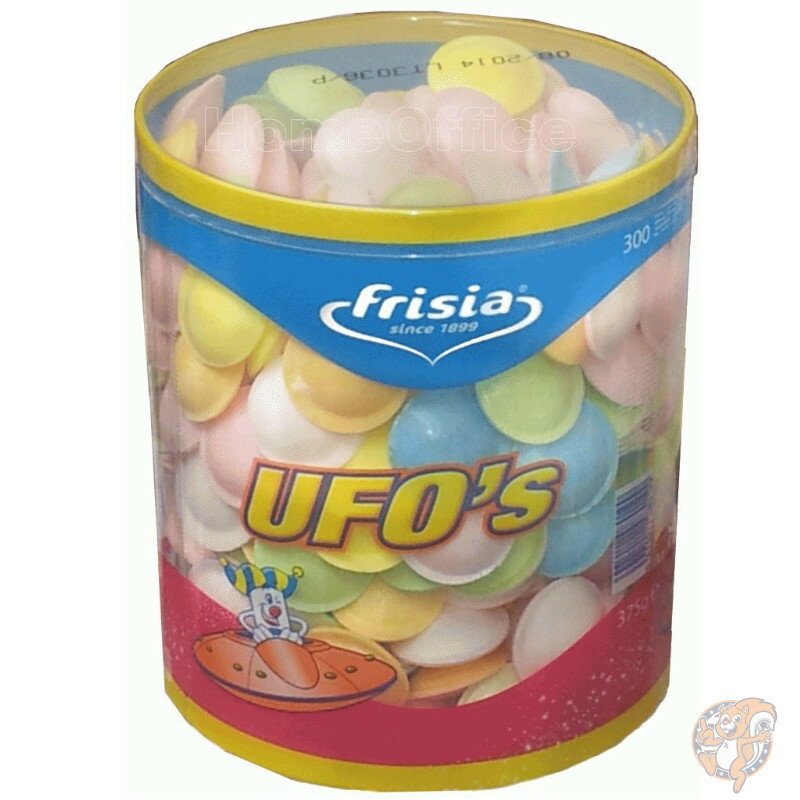 UFOキャンディー Frisia UFO’s (British Flying Saucers 英国の空飛ぶ円盤) 300個入 おもしろお菓子　海外お菓子　海外キャンディー　ギフト　輸入お菓子