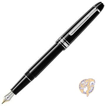 モンブランMONTBLANC 145マイスターシュテュッククラシックプラチナ 万年筆 ミディアム 1106522 ペン 送料無料