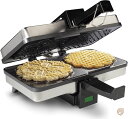 CucinaPro Non-Stick Pizzelle Baker, Black ysAiz 