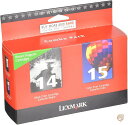 Lexmark #14 & #15 Black and Color Return Program Print Cartridges (18C2239) [sAi] 