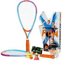 スピードミントンファン バドミントンセット ラケット2本＆シャトルセット Speedminton Fun Badminton Set 並行輸入品 送料無料