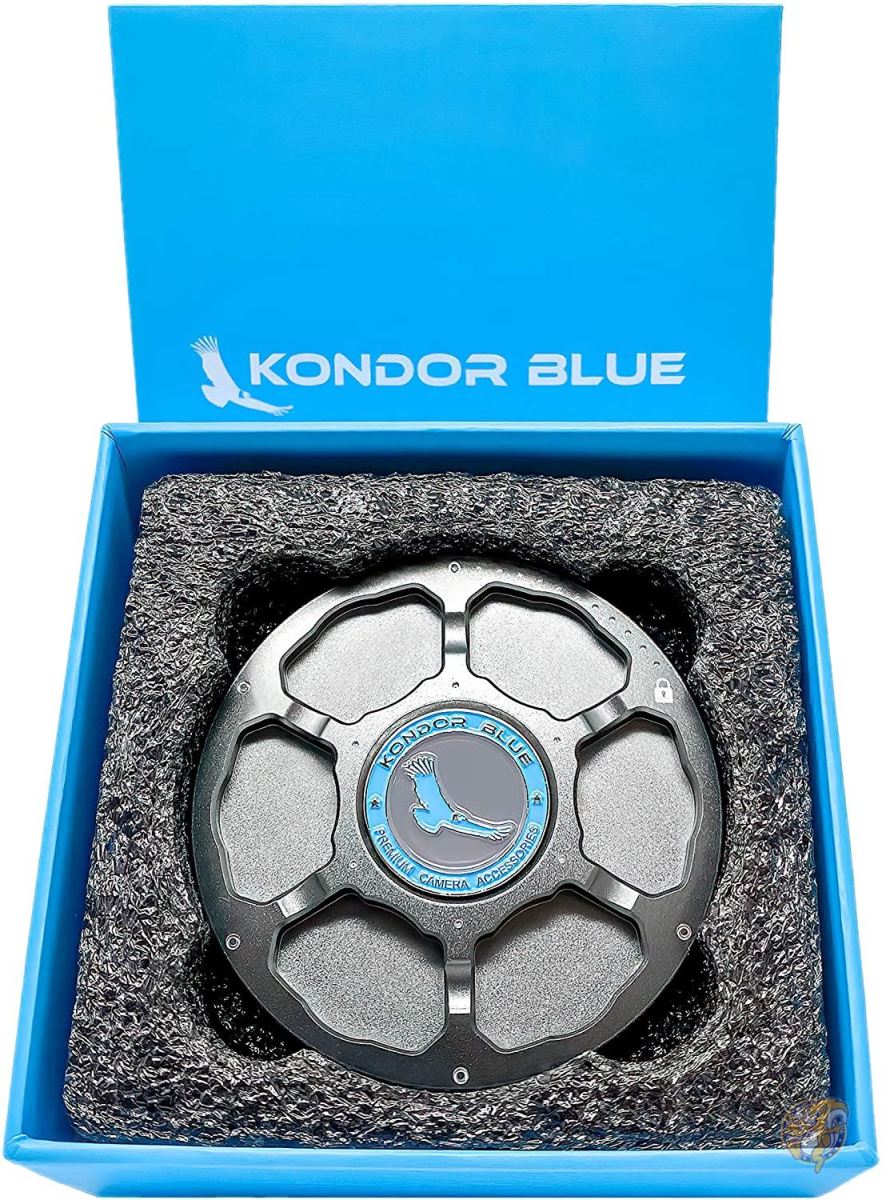 KONDOR BLUE EFマウントカメラボディキャップ メタル(スペースグレー) アルミニウム合金EOS DSLR シネカメラポートカバー 送料無料