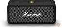 Marshall ワイヤレスポータブル防水スピーカー Emberton ブラック 連続再生20時間/IPX7防水仕様/小型/急速充電 【アメリカ並行輸入品】 送料無料