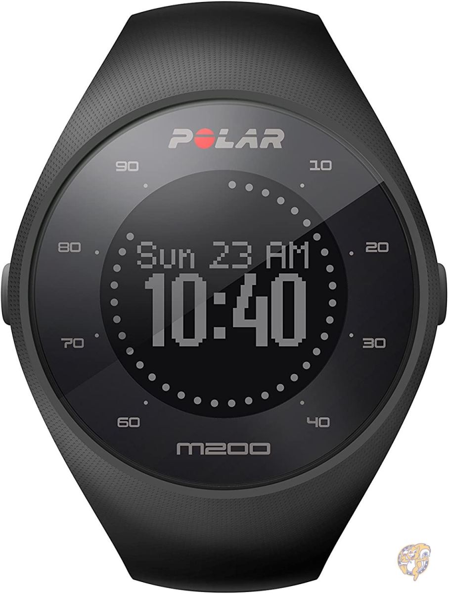 POLAR(ポラール) M200 GPS Running Watch (ランニング ウォッチ) 心拍センサー付き ブラック [並行輸入品]