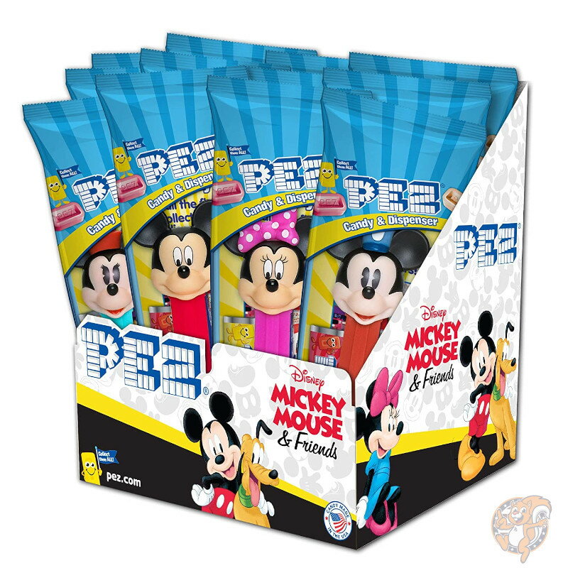 PEZ ڥå Disney Mickey ǥˡ ߥå&ե ǥڥ󥵡 ǥ 16g12ĥå ̵