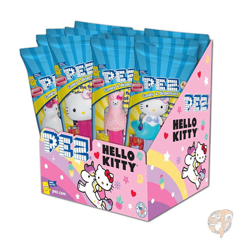 PEZ ペッツ ハローキティ Hello Kitty アソート ディスペンサー16g×12個パック 送料無料