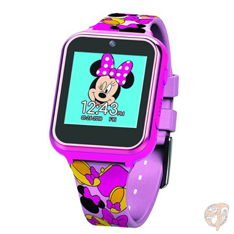 Disney ディズニー ミニ―マウス タッチスクリーン スマートウォッチ 子供 カメラ腕時計 女の子 Smartwatch 送料無料