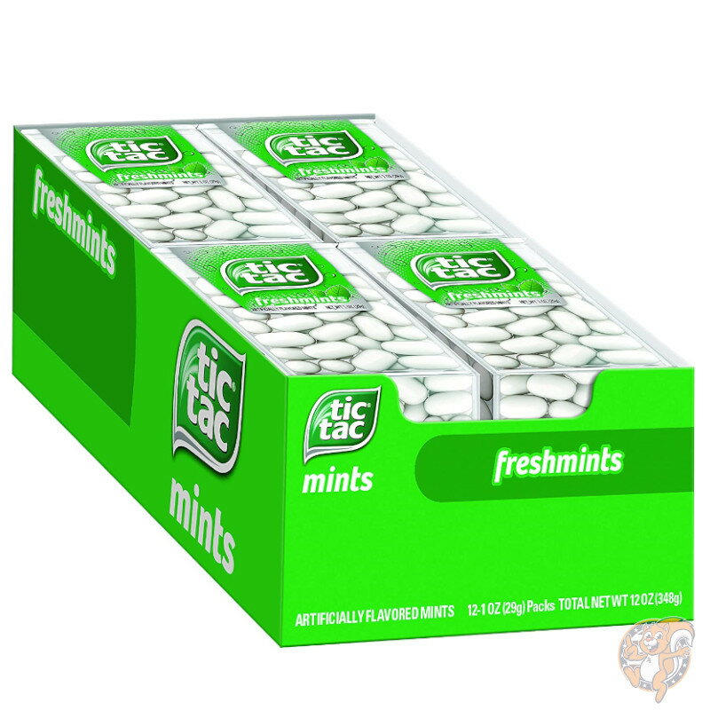 ティックタック Tic Tac フレッシュブレス ミント フレッシュミント ハードキャンディ 60粒×12個 送料無料 1
