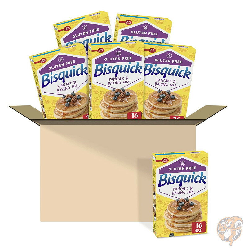 ベティークロッカー Betty Crocker Bisquick パンケーキ ベーキング グルテンフリー 453g×6袋 送料無料