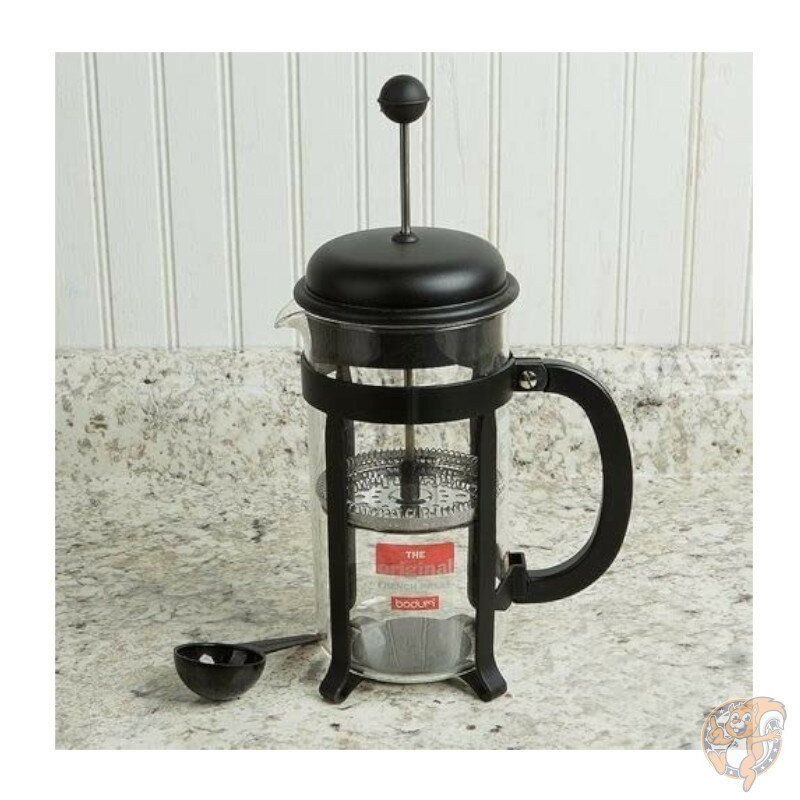 ボダム Bodum ジャヴァ Java フレンチプレス コーヒー＆紅茶メーカー 飛散防止カラフェ 1L ブラック 送料無料 3