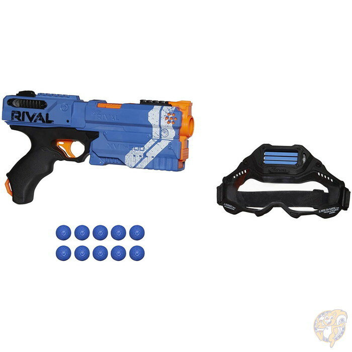 ナーフ ライバル クロノス XVIII-500 バトルセット チームブルー NERF エアガンセット 送料無料