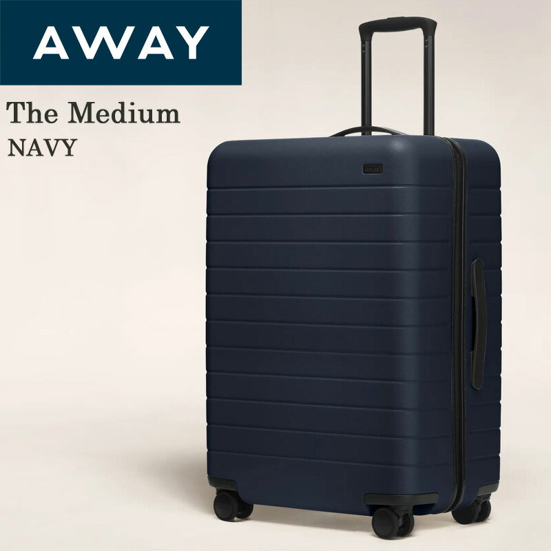 AWAY スーツーケース The Medium ミディアム NAVY ネイビー アウェイ キャリーケース 軽量スーツケース 送料無料