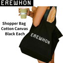Erewhon G GRobN GRobO Vbp[obO RbgLoX ubN Shopper Bag Cotton Canvas Black Each VbsOobO