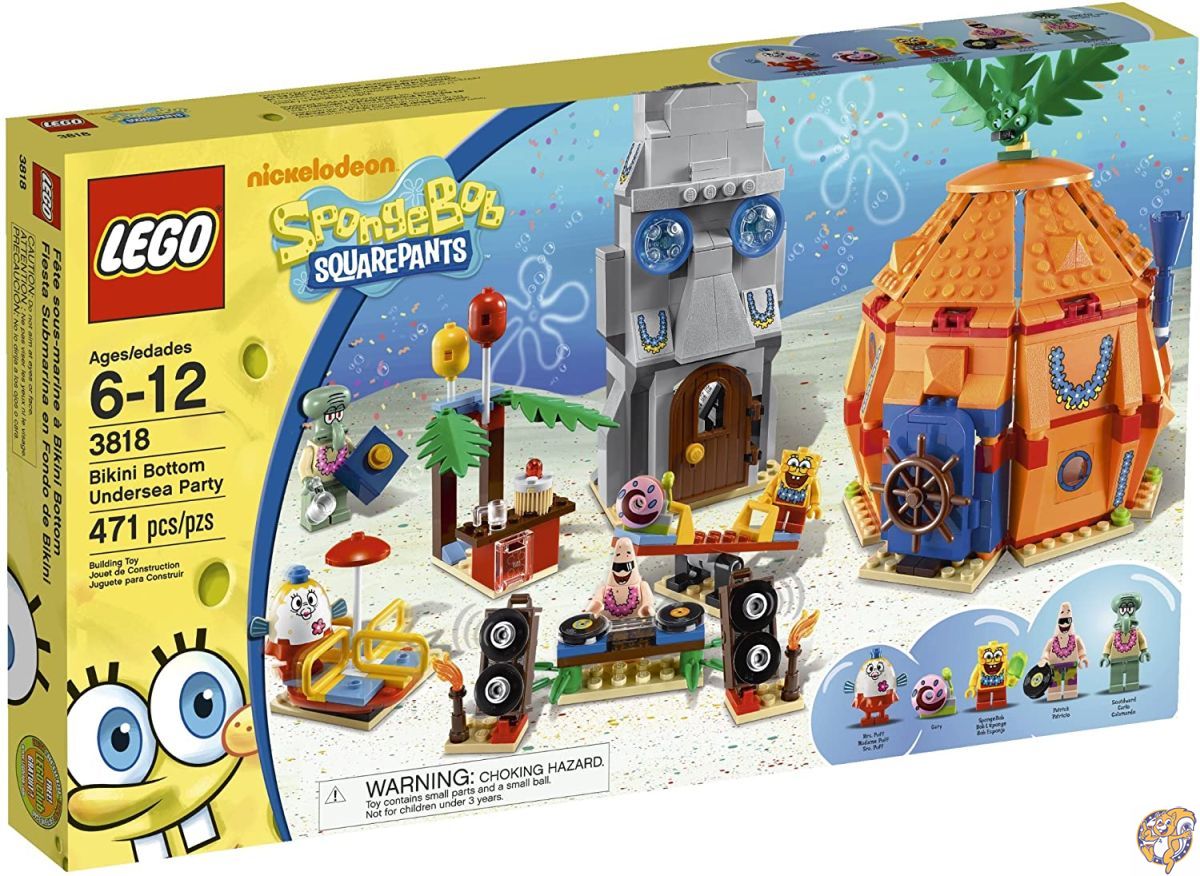 LEGO 3818 SpongeBob Bikini Bottom Undersea Party S X|W{uisAij 