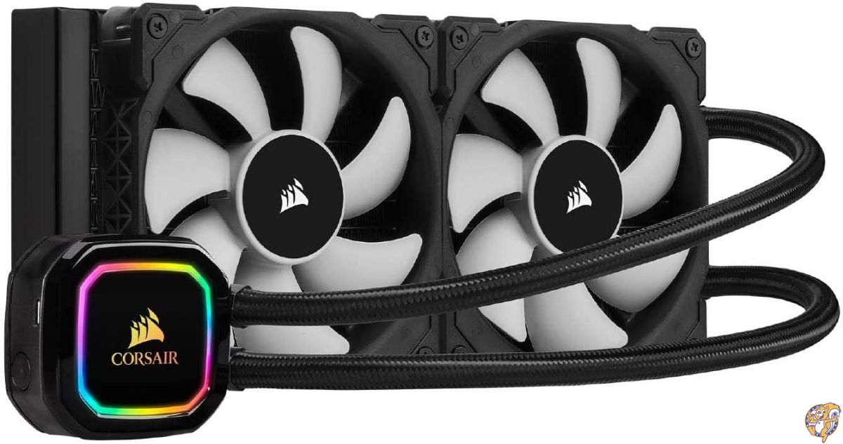 Corsair iCUE H100i RGB PRO XT 簡易水冷CPUクーラー RGB搭載 240mmラジエーター CW-9060043-WW 送料無料