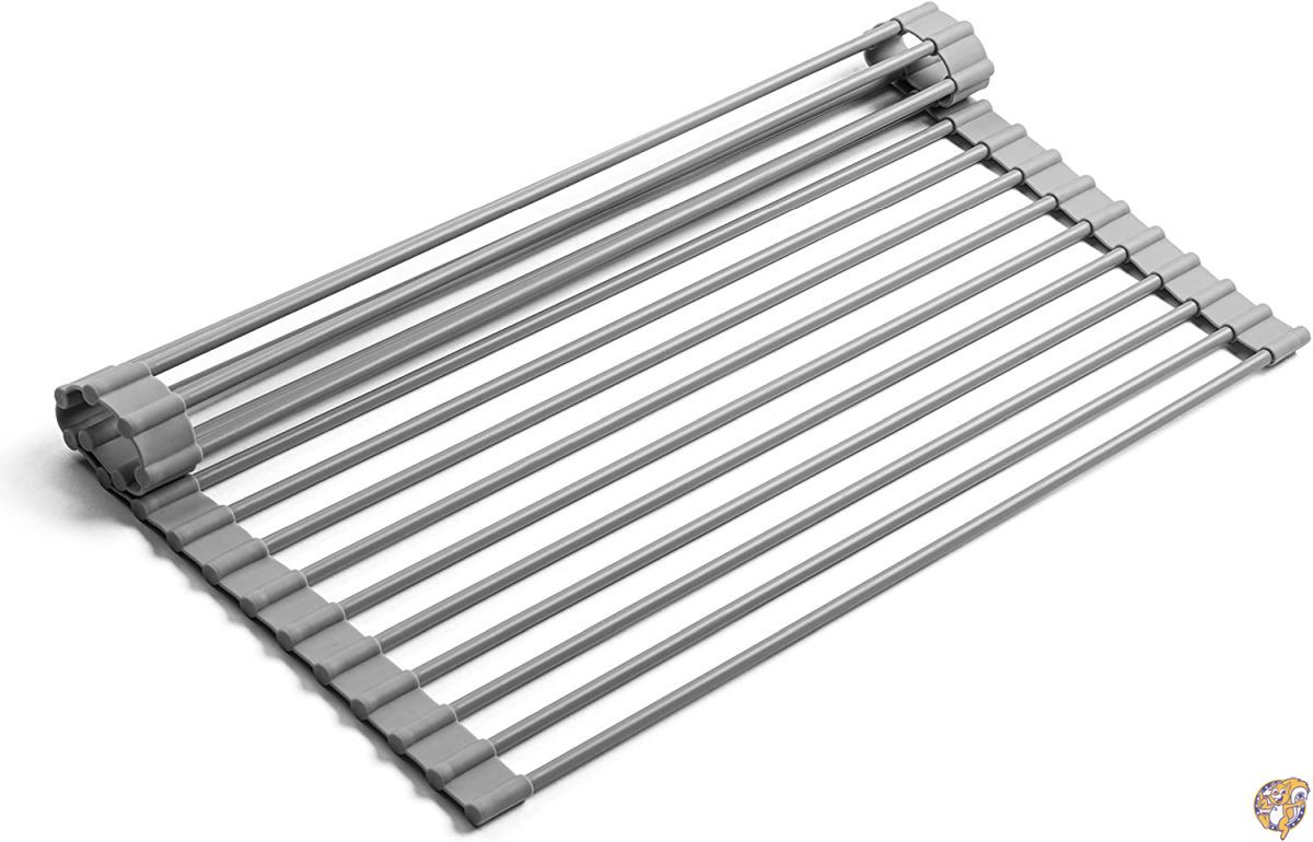 Bellemain Over-the-Sink Roll-Up Dish Drying Rack 18 inch, Multi-Use 送料無料