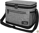 (Heather Gray) - Premium Insulated Lunch Bag by OPUX Perfect For Adults, 