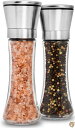 (Tall) - Premium Stainless Steel Salt and Pepper Grinder Set of 2 - 送料無料