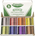 Classpack Regular Crayons, 8 Colors, 800/BX (sAi) 