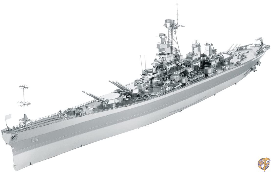 Fascinations ICONX USS Missouri (BB-63) 3D Metal Model Kit 送料無料