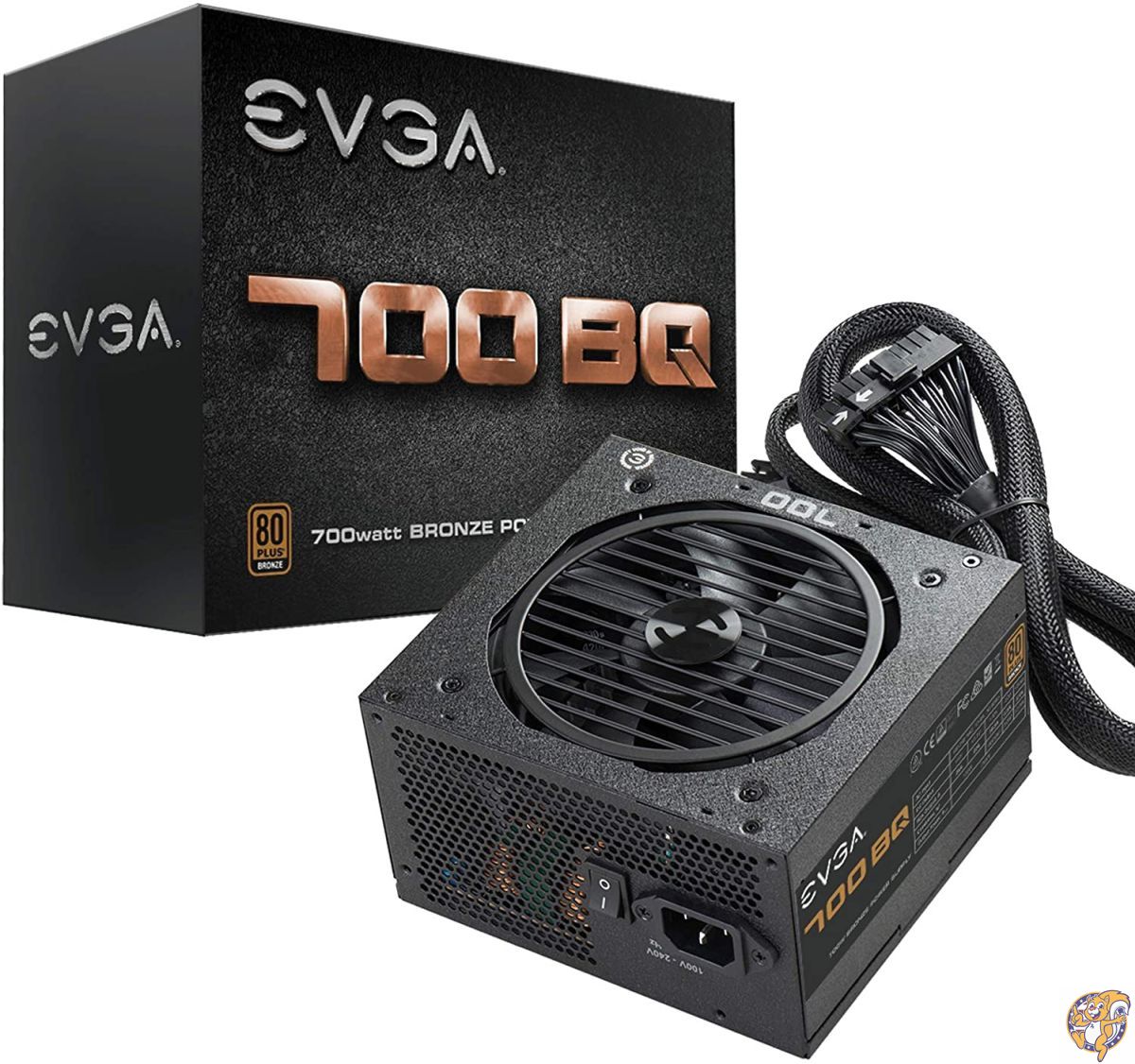 EVGA 700 BQ, 80+ Bronze 700W, Semi Modular, FDB Fan, 5 Year Warranty, 