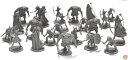 DND ミニ 25 ファンタジーミニチュア ゲーム用 ダンジョンズ&ドラゴンズ ロールプレイングゲーム バルクミニ 未塗装 送料無料