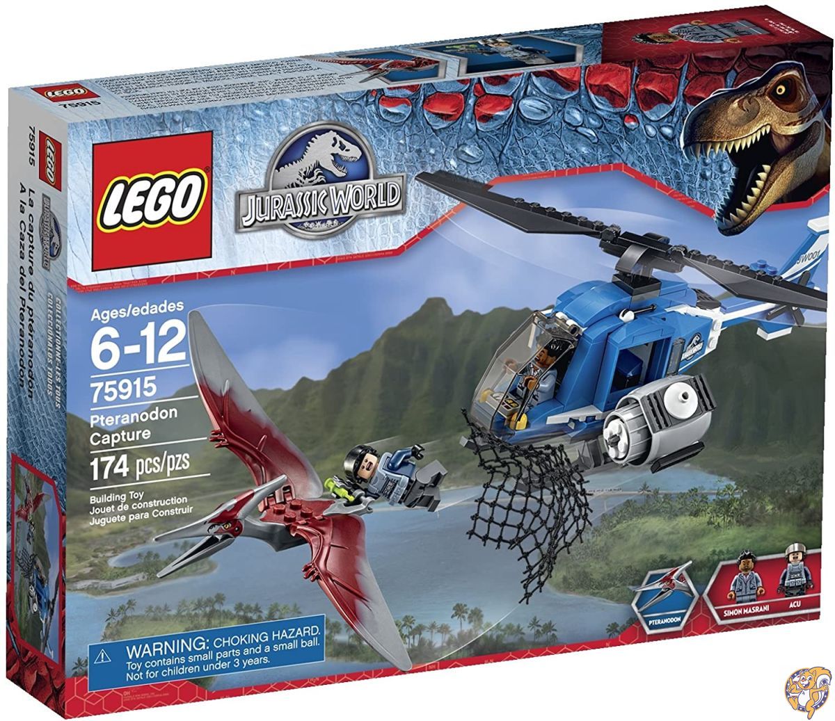 LEGO Jurassic World Pteranodon Capture 75915 Building Kit 並行輸入品 送料無料