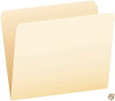 File Folders, Straight Cut, Top Tab, Letter, Manila, 100/Box (sAi) 