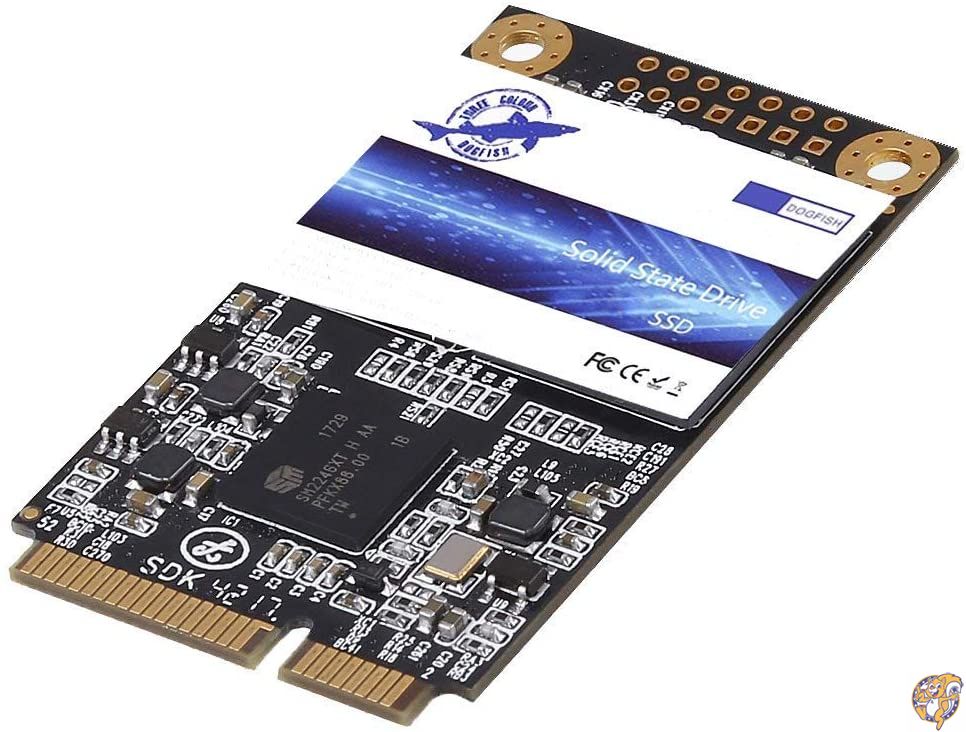 Dogfish SSD Msata 1TB Internal Solid State Drive Mini Sata SSD Disk (1TB) 送料無料