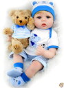 Aori Lifelike Realistic Reborn Baby Boy Doll 22 Inch Handmade Weighted 送料無料