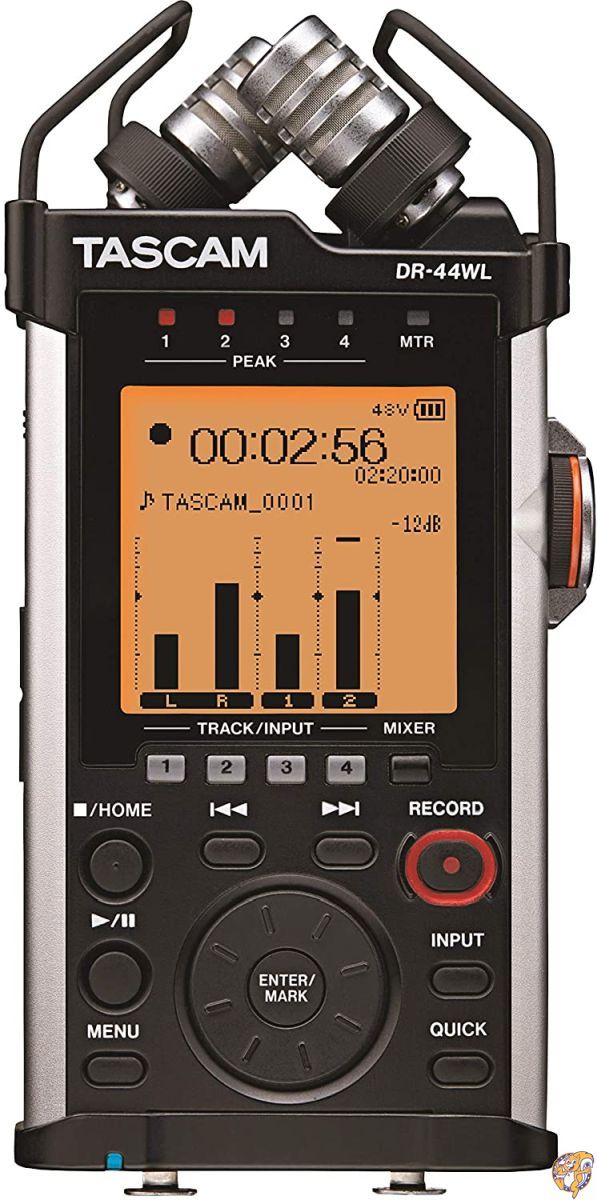 TASCAM リニアPCMレコーダー ハイレゾ/Wi-Fi接続対応 4TR DR-44WL 送料無料