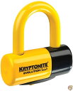 KRYPTONITE ( クリプトナイト ) ロック NEW YORK LOCK ニューヨークシリーズ EV4 ディスクロック イエロー 送料無料