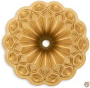 Nordic Ware 91777 Crown Bundt Pan, Gold 