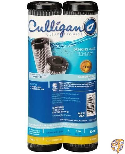 D10 Culligan Under Sink Drinking Water Filter Cartridge-2PK FILTER 送料無料