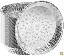 (50) - 23cm Aluminium Foil Pie Pans. Disposable Tin Plates for Pies Tart 