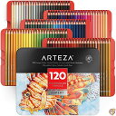 Arteza Professional Watercolor Pencils for Adults Kids, Set of 120, 送料無料