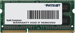 Patriot Memory DDR3 1600MHz 8GB PC3-12800 CL11 SODIMM ノートパソコン用メモリ 低電圧 送料無料
