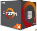 AMD CPU Ryzen5 1600 with Wraith Spire 65W cooler AM4 YD1600BBAEBOX 