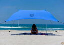 Neso テント ビーチ サンドアンカー付き 持ち運び可能なキャノピー 日除け208 x 203cm（7 x 7フィート）特許申請中の強化コーナー 送料無料