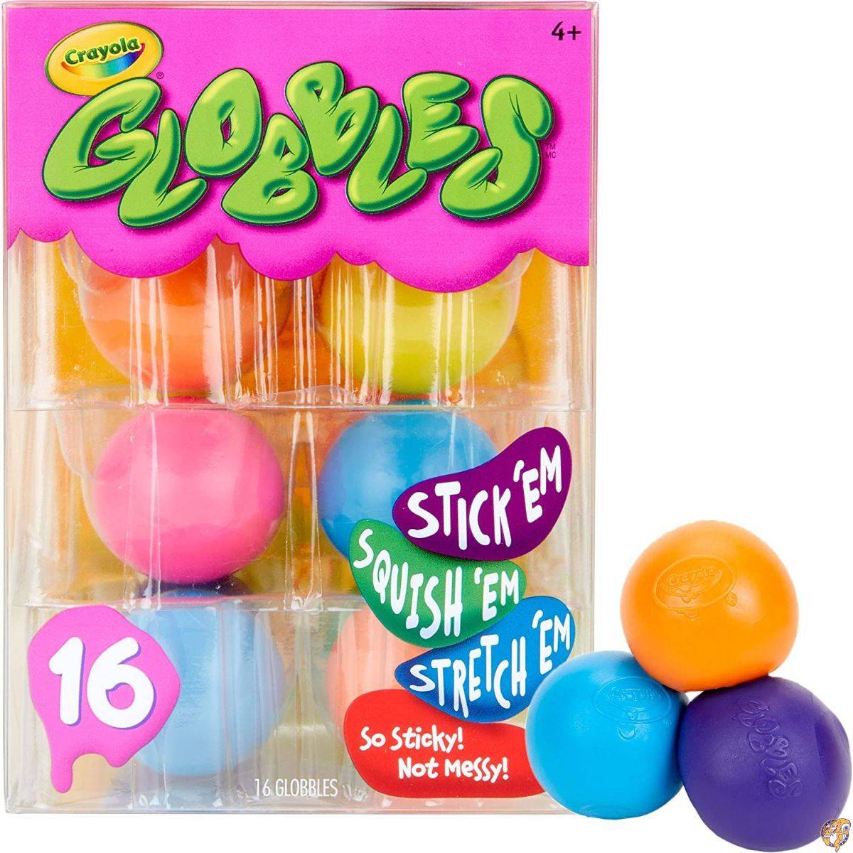 Crayola Globbles 16Count, Squish & Fidget Toys, Gi ...