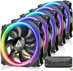 ANTEC rgb ファン, 120 Prizm ARGB 5pack [120mmケースファン Prizm ARGB 5 in 1 pack 送料無料